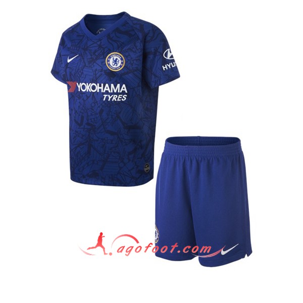 Ensemble Maillot Foot FC Chelsea Enfants Domicile Personnalisé Floqué 19 20
