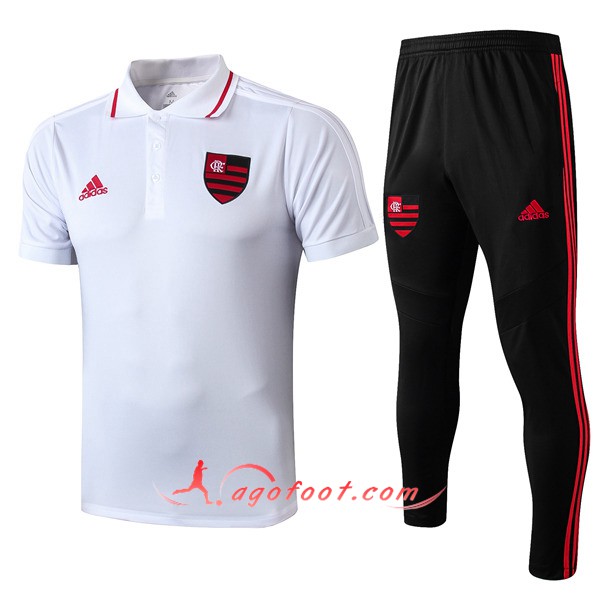 Ensemble Polo Flamengo + Pantalon Blanc 19/20