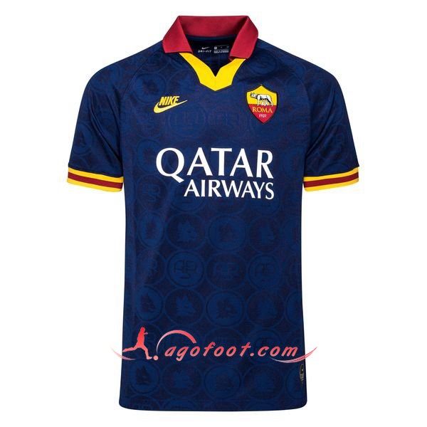 Maillot Foot AS Roma Third Personnalisé Floqué 19/20