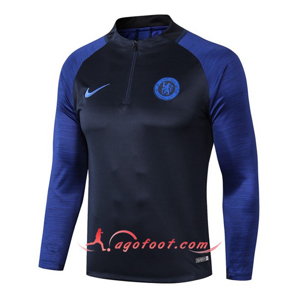 Nouveau Training Sweatshirt FC Chelsea Bleu Fonce 19/20