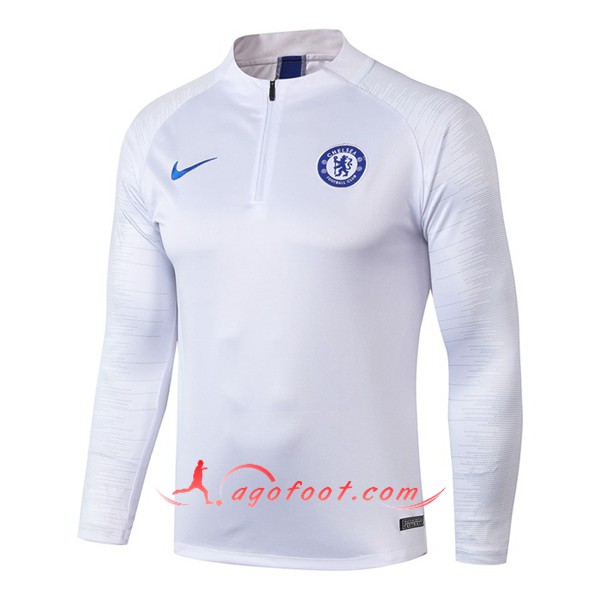 Nouveau Training Sweatshirt FC Chelsea Blanc 19/20