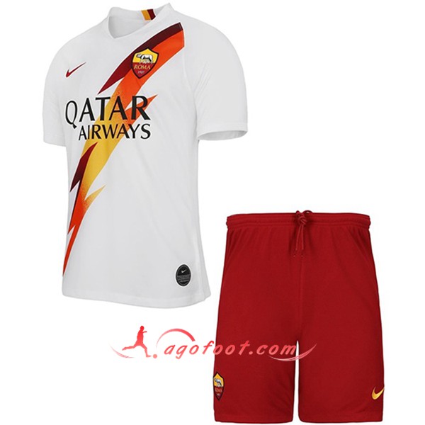 Ensemble Maillots Foot AS Roma Enfants Exterieur Personnalisé 19/20