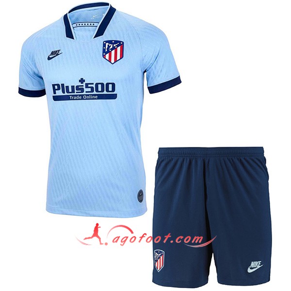 Ensemble Maillots Foot Atletico Madrid Enfants Third Personnalisé 19/20