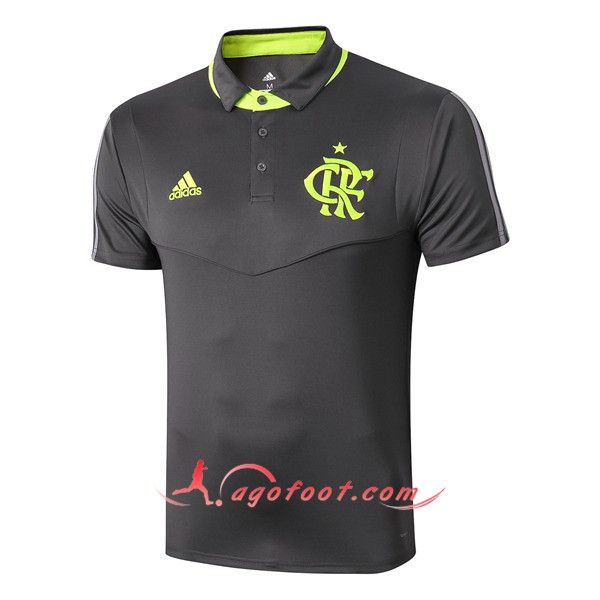 Polo Foot Flamengo Gris Fonce 19/20