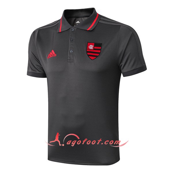 Polo Foot Flamengo Gris 19/20