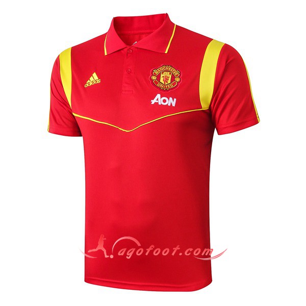 Polo Foot Manchester United Rouge 19/20