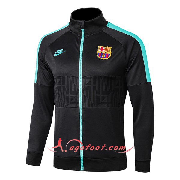 Nouveau Veste Foot FC Barcelone Gris Fonce 19/20