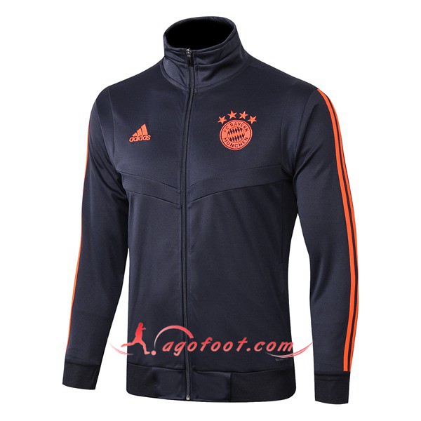 Nouveau Veste Foot Bayern Munich Gris Fonc 19/20