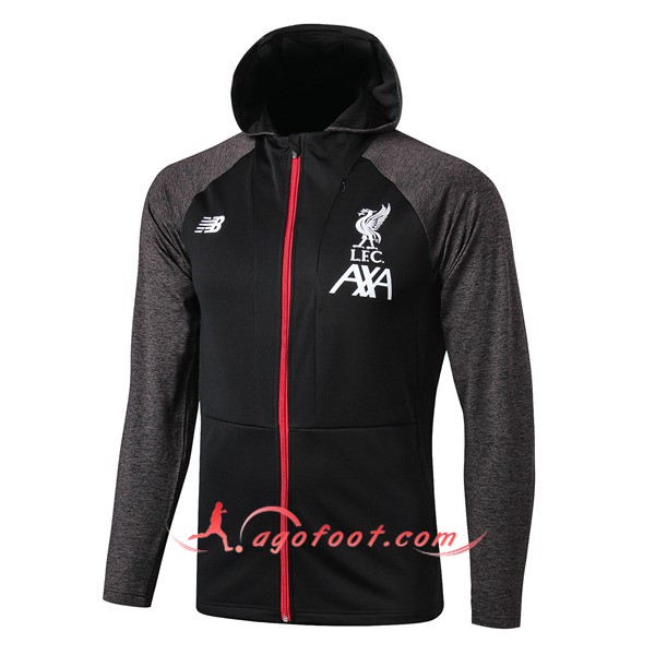 Nouveau Veste Coupe FC Liverpool Noir Gris 19/20