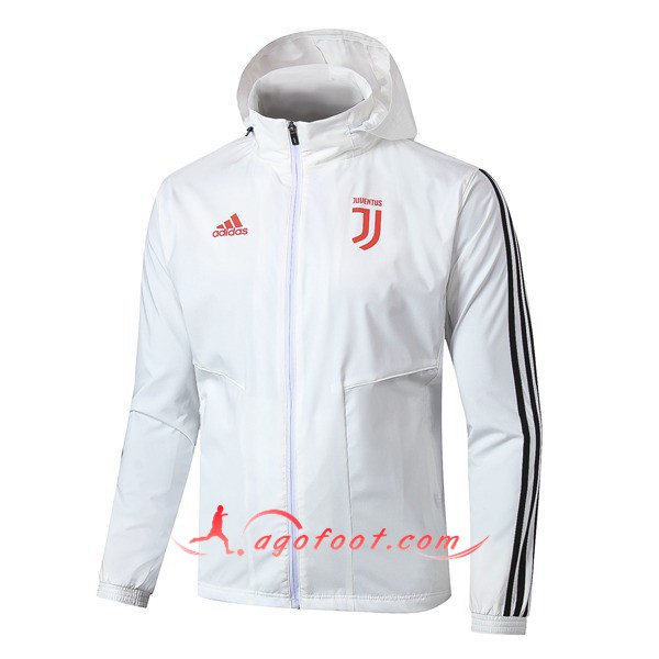Nouveau Coupe-Vent Juventus Blanc 19/20