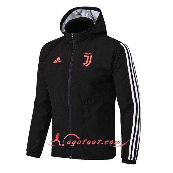 Nouveau Coupe-Vent Juventus Noir 19/20