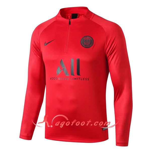Nouveau Training Sweatshirt PSG ALL Rouge 19/20