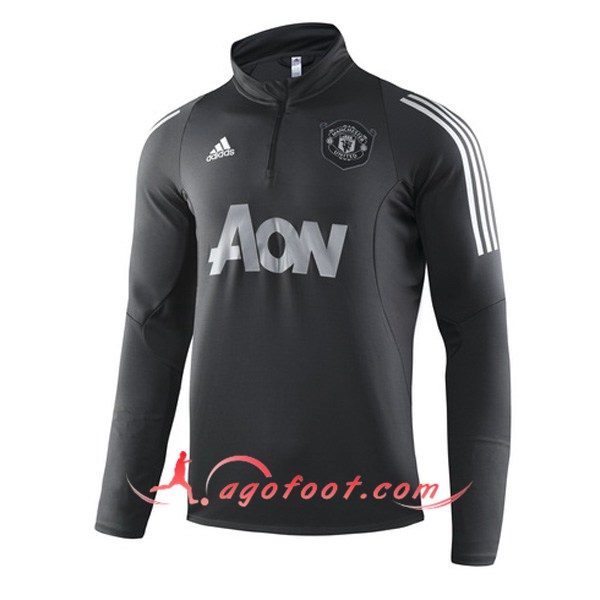 Nouveau Training Sweatshirt Manchester United Noir 19/20