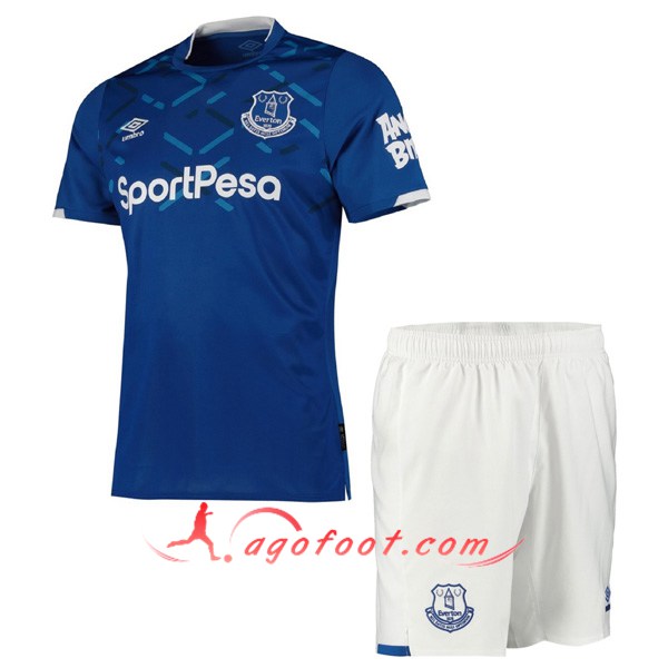 Ensemble Maillots Foot Everton Enfants Domicile Personnalisé 19/20