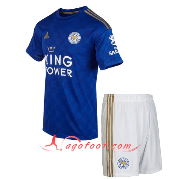 Ensemble Maillots Foot Leicester City Enfants Domicile Personnalisé 19/20