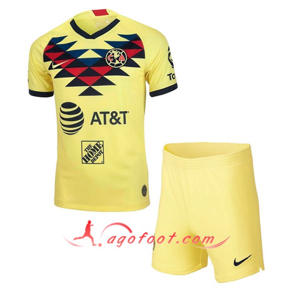 Ensemble Maillots Foot Club America Enfants Domicile Personnalisé 19/20