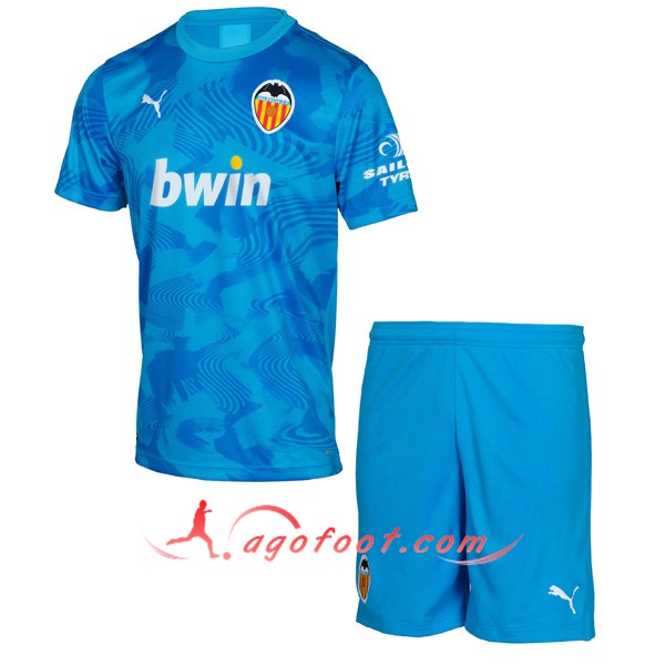 Ensemble Maillots Foot Valencia CF Enfants Third Personnalisé 19/20