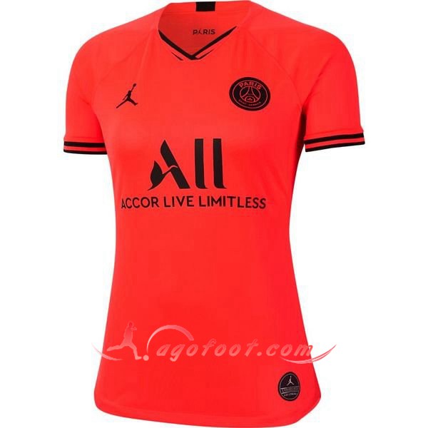 Maillot Foot PSG Femme Exterieur Personnalisé Floqué 2019 2020