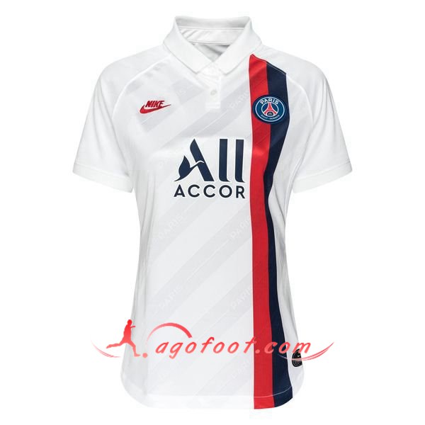 Maillot Foot PSG Femme Third Personnalisé Floqué 2019 2020