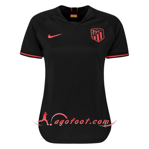 Maillot Foot Atletico Madrid Femme Exterieur Personnalisé Floqué 2019 2020