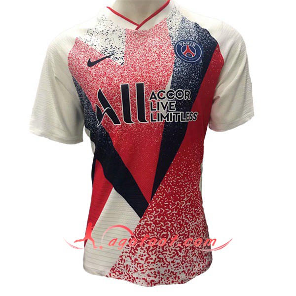 Training T-Shirts PSG ALL Version Fuite Rouge Blanc 19/20