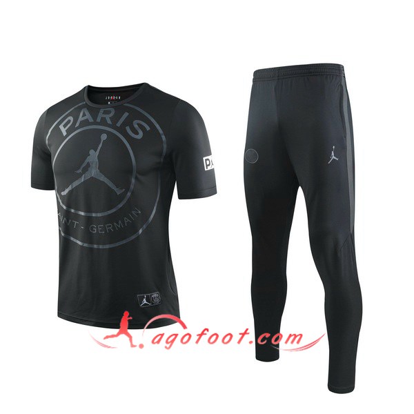 Training T-Shirts Jordan Pairs + Pantalon Noir 19/20