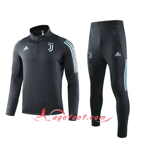 Ensemble Survetement Foot Juventus Cyan 19/20