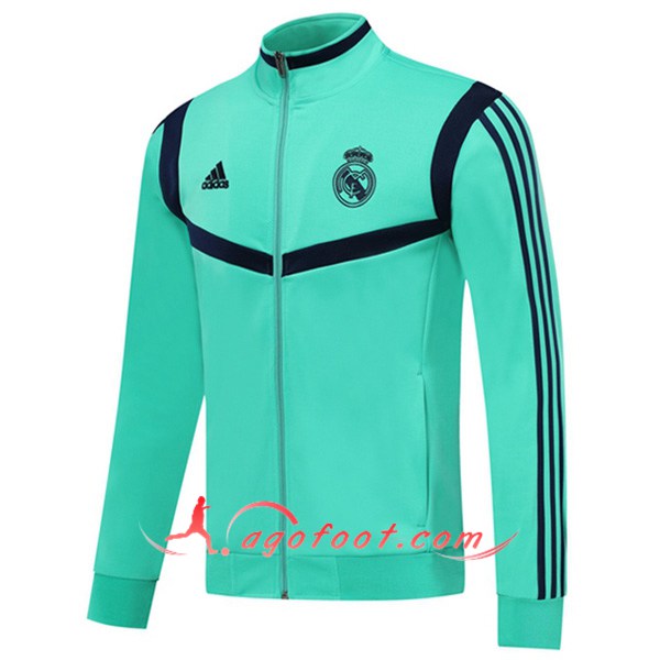 Nouveau Veste Foot Real Madrid Vert 19/20