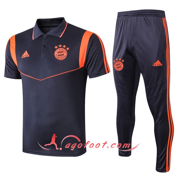 Ensemble Polo Bayern Munich + Pantalon Orange 19/20