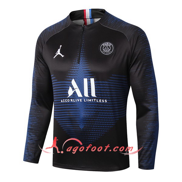 Nouveau Training Sweatshirt Paris PSG Jordan ALL Bleu Saphir 19/20