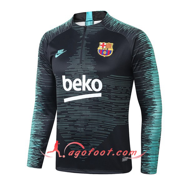 Nouveau Training Sweatshirt FC Barcelone Beko Noir Vert 19/20