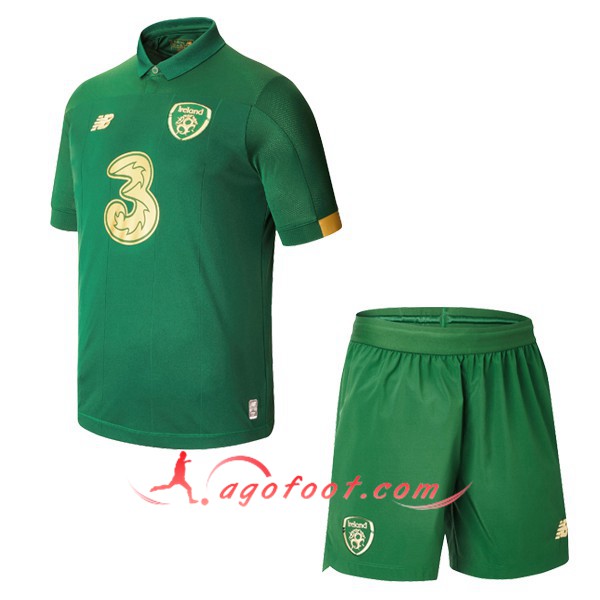 Ensemble Maillot Equipe De Irlande Enfants Domicile Personnalisé Floqué 20 21