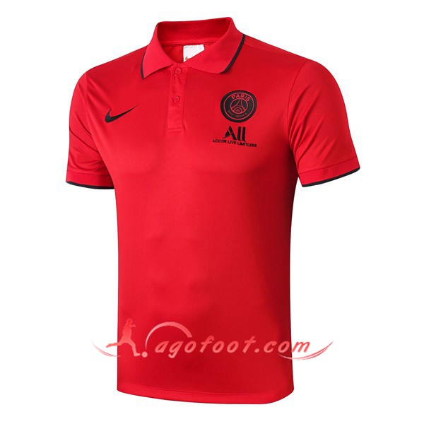 Polo Foot Paris PSG ALL NIKE Rouge 19/20