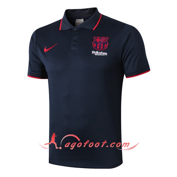 Polo Foot FC Barcelone Bleu Saphir 19/20
