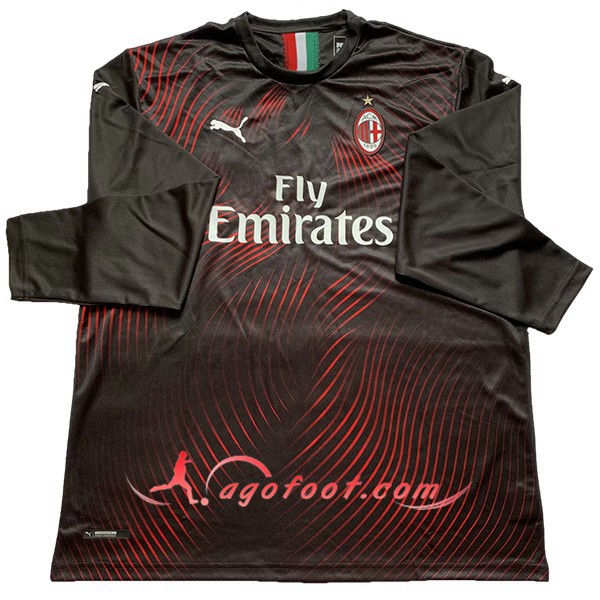 Maillot Foot Milan AC Third Manche longue Personnalisé Floqué 19/20