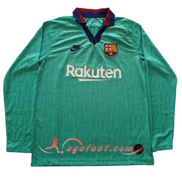 Maillot Foot Barcelone Third Manche longue Personnalisé Floqué 19/20
