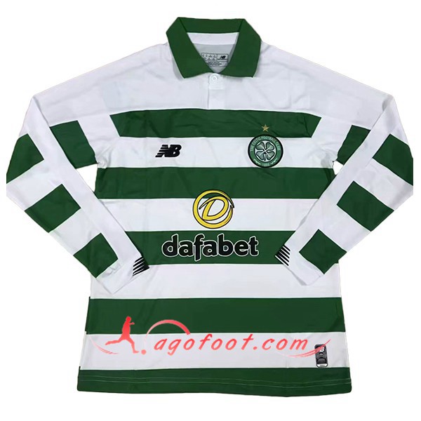 Maillot Foot Celtic FC Domicile Manche longue Personnalisé Floqué 19/20