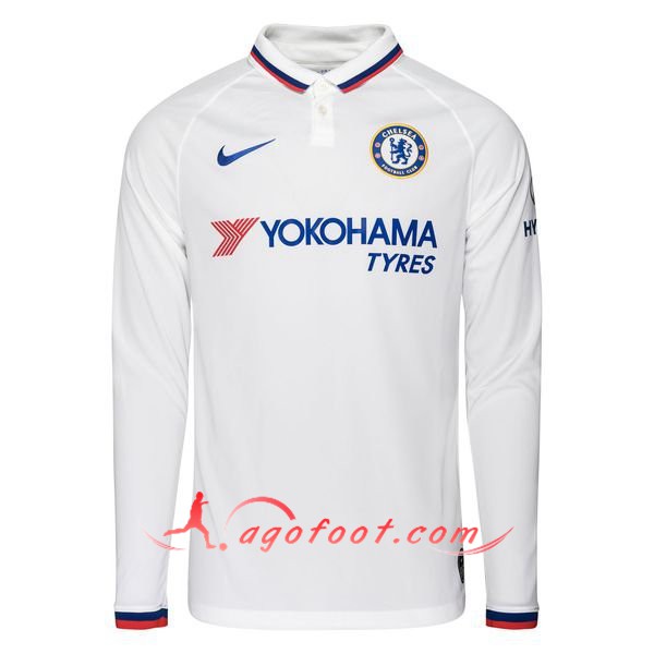 Maillot Foot FC Chelsea Exterieur Manche longue Personnalisé Floqué 19/20