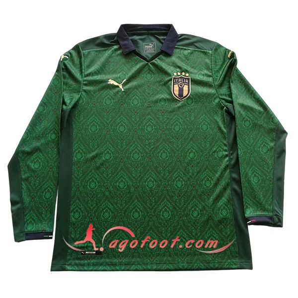Maillot Equipe Foot De Italie Third Manche longue Personnalisé Floqué 19/20