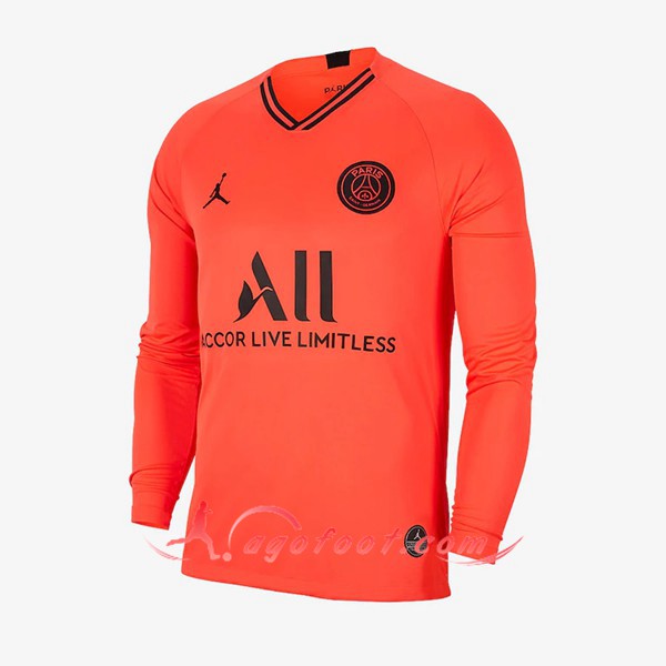 Maillot Foot Paris PSG Exterieur Manche longue Personnalisé Floqué 19/20