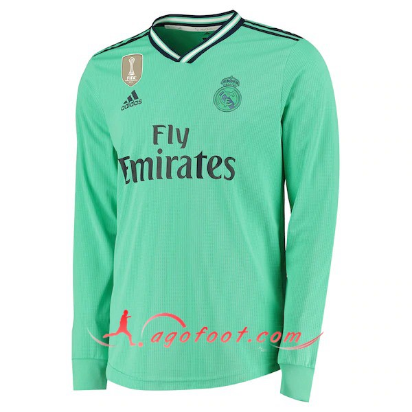 Maillot Foot Real Madrid Third Manche longue Personnalisé Floqué 19/20