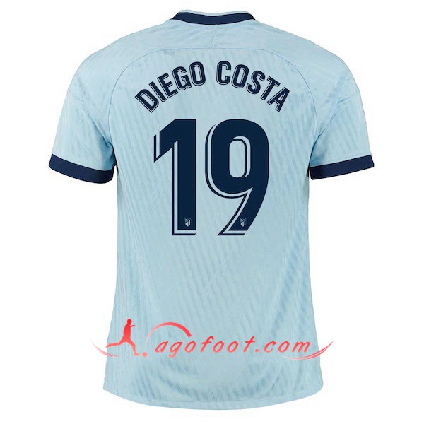 Maillot Foot Atletico Madrid (DIEGO COSTA 19) Third Floqué 19/20