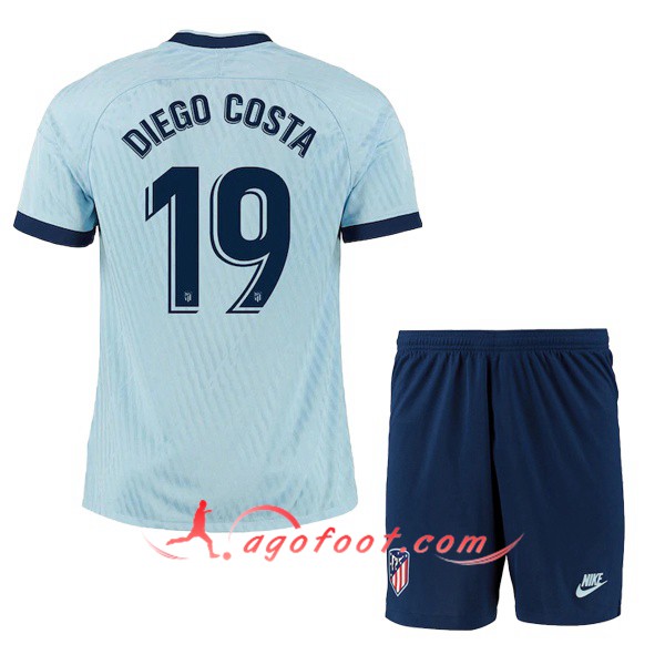 Ensemble Maillots Foot Atletico Madrid (DIEGO COSTA 19) Enfant Third 19/20