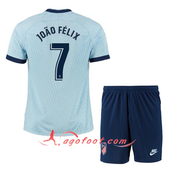 Ensemble Maillots Foot Atletico Madrid (JOAO FELIX 7) Enfant Third 19/20