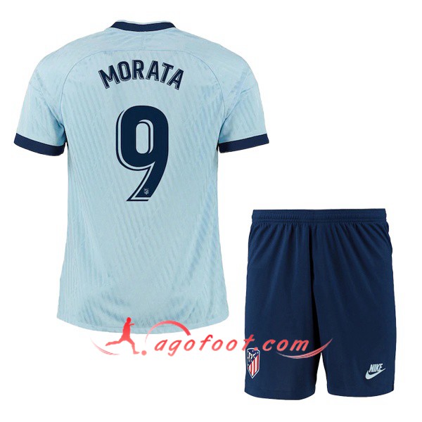 Ensemble Maillots Foot Atletico Madrid (MORATA 9) Enfant Third 19/20