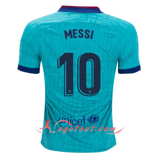 Maillot Foot FC Barcelone (MESSI 10) Third Floqué 19/20