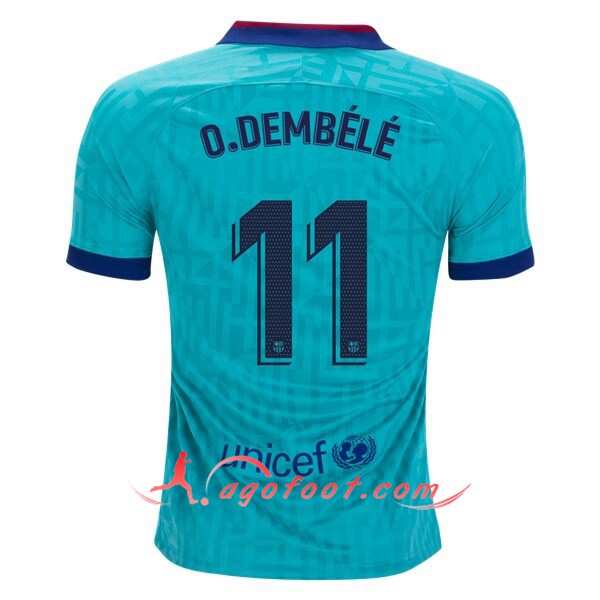 Maillot Foot FC Barcelone (O.DEMBELE 11) Third Floqué 19/20
