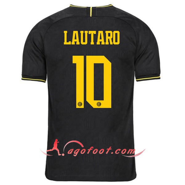 Maillot Foot Inter Milan (LAUTARO 10) Third Floqué 19/20