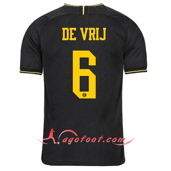 Maillot Foot Inter Milan (DEVRIJ 6) Third Floqué 19/20