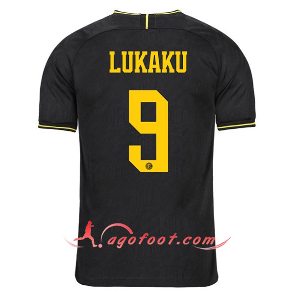 Maillot Foot Inter Milan (LUKAKU 9) Third Floqué 19/20